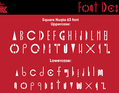 Square Nuqta 63 Font ( Self made font )