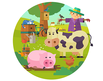 Illustration for kids app