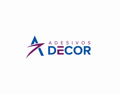 DECOR adesivos logo design
