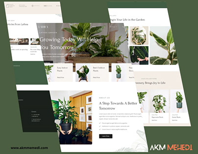 Houseplants Website | Wordpress | Elementor