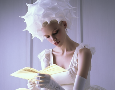 Tim Walker previsualization for photoshoot.