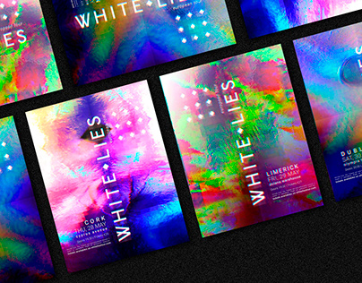 White Lies · poster series.
