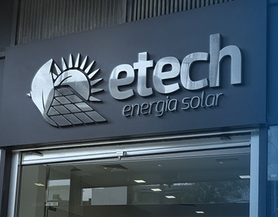 Logotipo ETECH - Energia Solar