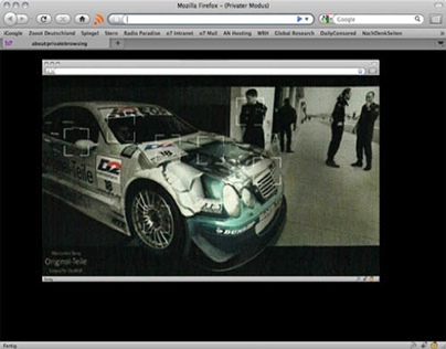 Mercedes-Benz. DTM website 2000.