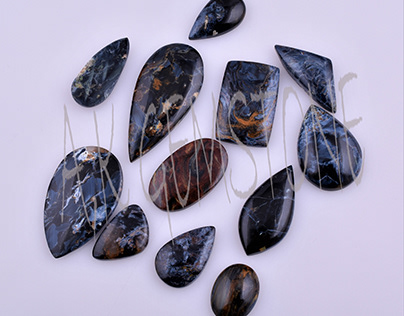 Free Size Natural Pietersite Smooth Mix Shape Cabochon
