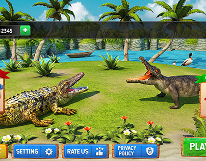 crocodile game ui