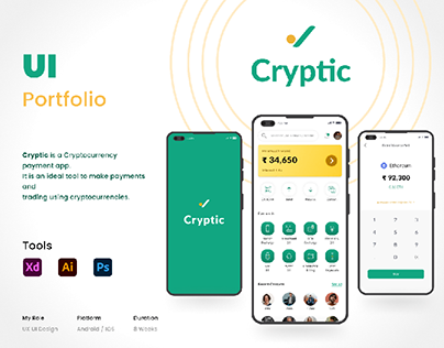 Cryptic Payment App - UI Case Study