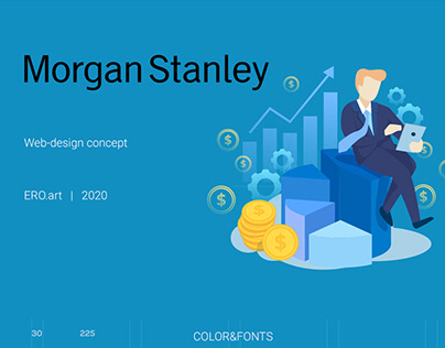 Morgan Stanley Web-design concept