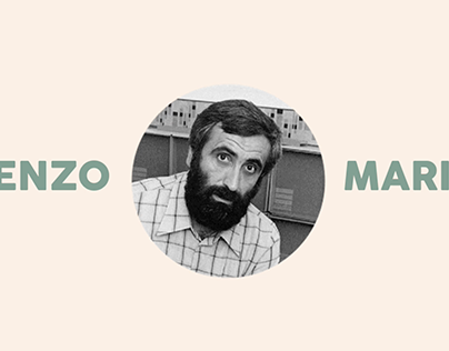 "Enzo Mari" Infographic Motion