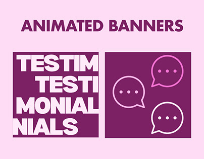 Animated banners
