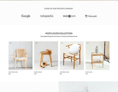 Furniture Website ( Landing Page )