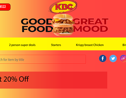 KBC food website