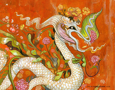 Flower Dragon | Year of the dragon 2024