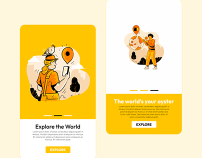 The World's Your Oyster- UI Design