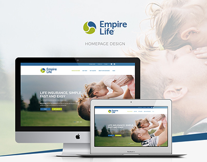 Empire Life Homepage Design