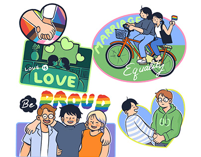 Project thumbnail - #Pride 2022 Sticker Pack