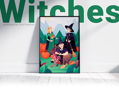 Poster – Witches of the Discworld