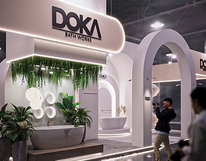 Expositor Doka - Feira Expo Revestir 2022