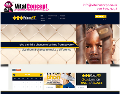 Responsive Website for EducAID UK