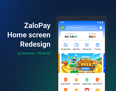 ZaloPay Home-screen Redesign
