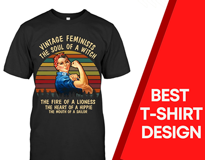 Vintage Feminists The Fire Of A Lioness T Shirt