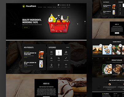 Food Services Website Design