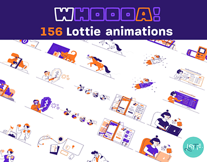 WHOOOA! Lottie animation pack