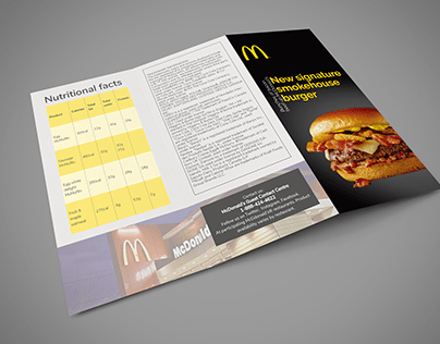 Mcdonald Tri Fold Brochure