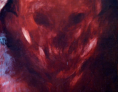 Painting - Gods of Terror - Head 5