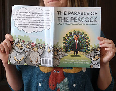 Illustration for book The Parable of the Peacock