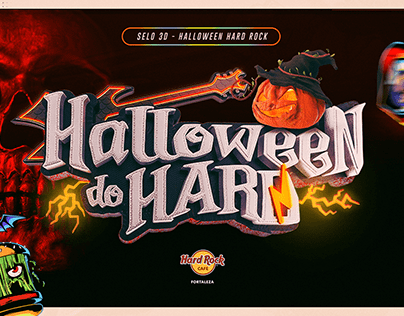 Selo 3D - Halloween Hard Rock Cafe 2023