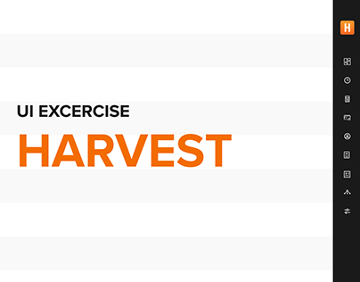 Project thumbnail - Harvest - UI exercise
