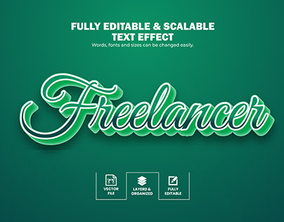 Editable Text Effect Template