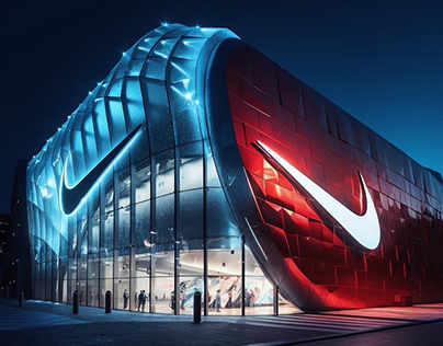 Nike Store proposals in Japan aesthetics and AI.