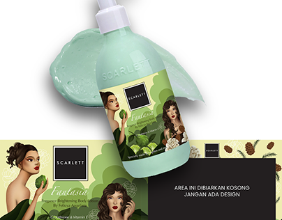 Beauty Lotion Packaging Design