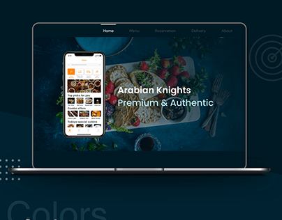 Restaurant App website Presentation