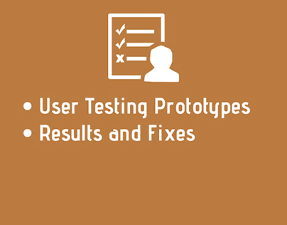 User Testing- Prototype