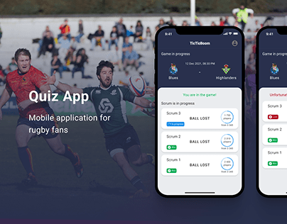 Mobile App for Rugby Fans