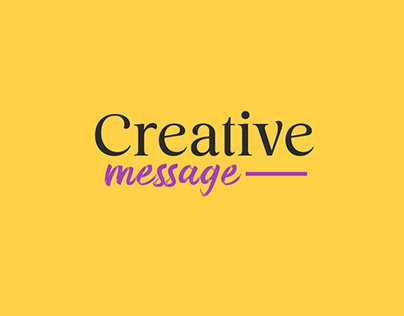 Creative typo message art