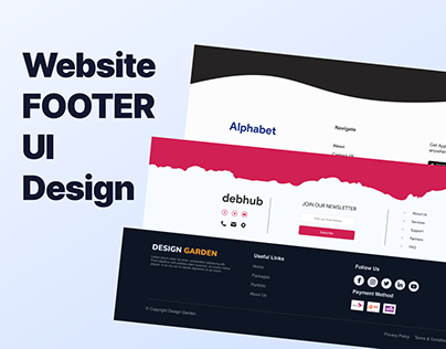 Website Footer UI Design