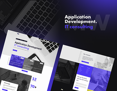 Application Development / IT consulting / Landing page