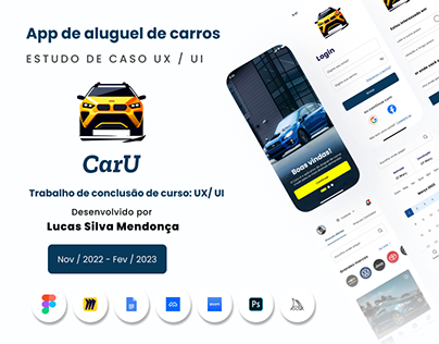 Project thumbnail - CarU - Estudo de caso UX/UI