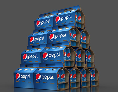 Pepsi Cardboard packaging design