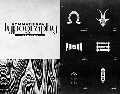 Symmetrical Typography Studies