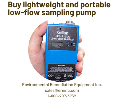 Buy lightweight and portable low-flow sampling pump