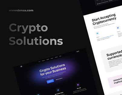 Crypto Solutions | Landing page
