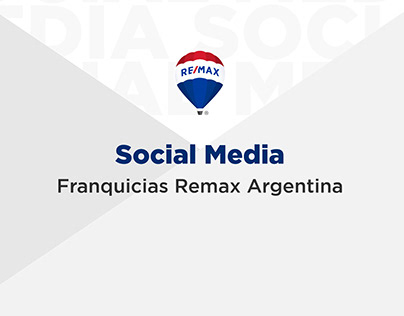 Social Media - Franquicias RE/MAX