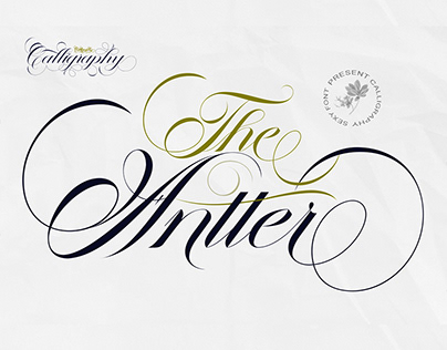 The Antter Font Calligraphy