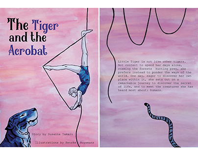 New cover design, The Tiger and the Acrobat