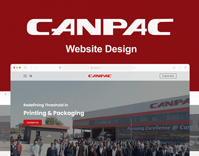 Canpac Website Design / UI UX Design